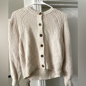 Cream cardigan